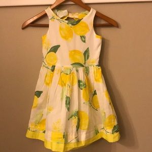 Gymboree Lemon Dress Size 4